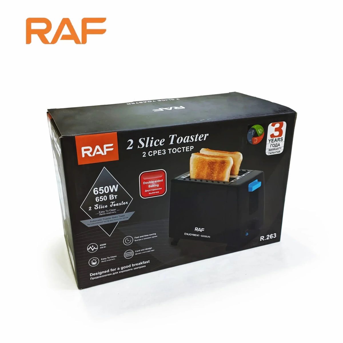 RAF - 2 Slice Toaster Ⓢ